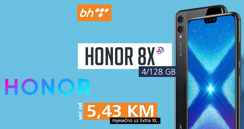 BH Telecom - Odlična ponuda fantastičnog Honor 8X 